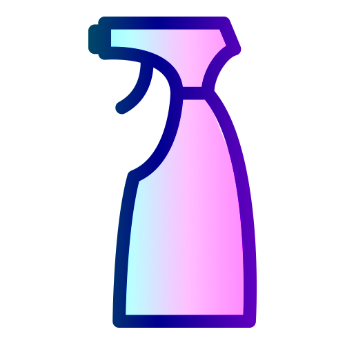 Cleaning fluid bottle graphic
